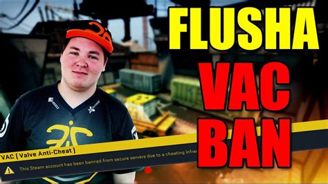 Flusha vac banned  It's CS:GO specifically that doesn't allow you to play online when sharing